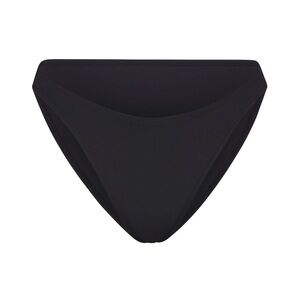 NWT SKIMS Shaping Swim Dipped Bikini Bottoms in Onyx Size XS